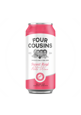 FOUR COUSINS SWEET ROSE PERLE CAN -  24 x 440ml