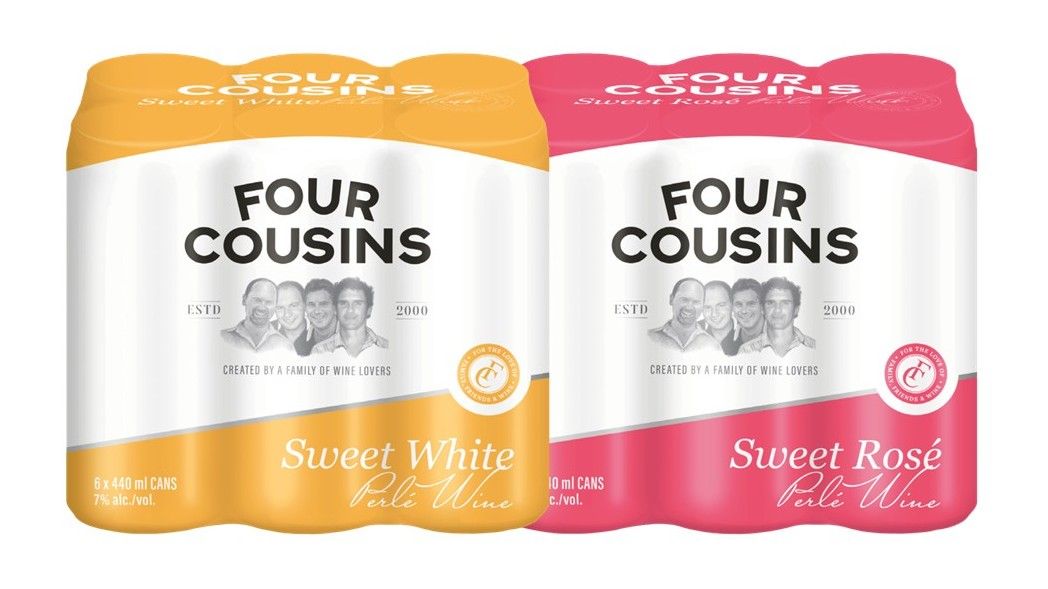 FOUR COUSINS PERLE MIX CANS -  24 x 440ml