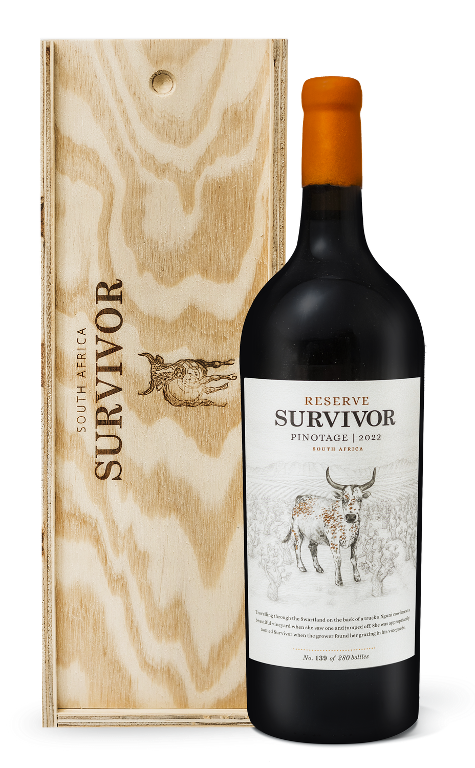 SURVIVOR RESERVE PINOTAGE - 1 x 1500ml SURVIVOR RESERVE PINOTAGE - 1 x 1500ml