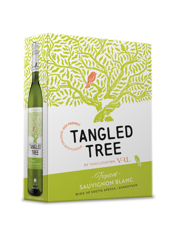 TANGLED TREE TROPICAL SAUVIGNON BLANC - 4 x 3L