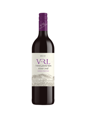 VAN LOVEREN RIVER RED SHIRAZ/PINOTAGE - 6 x 750ml VAN LOVEREN RIVER RED SHIRAZ/PINOTAGE - 6 x 750ml