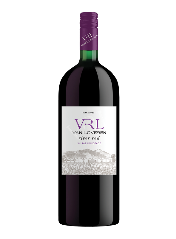 VAN LOVEREN RIVER RED SHIRAZ/PINOTAGE - 6 x 1.5L