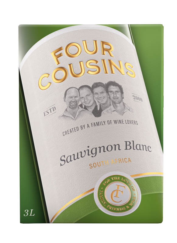 FOUR COUSINS SAUVIGNON BLANC - 4 x 3L