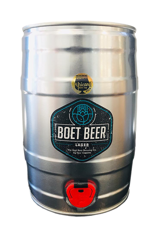 BOET BEER LAGER KEG - 1 x 5L BOET BEER LAGER KEG - 1 x 5L