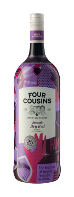 FOUR COUSINS DRY RED - 6 x 1.5L