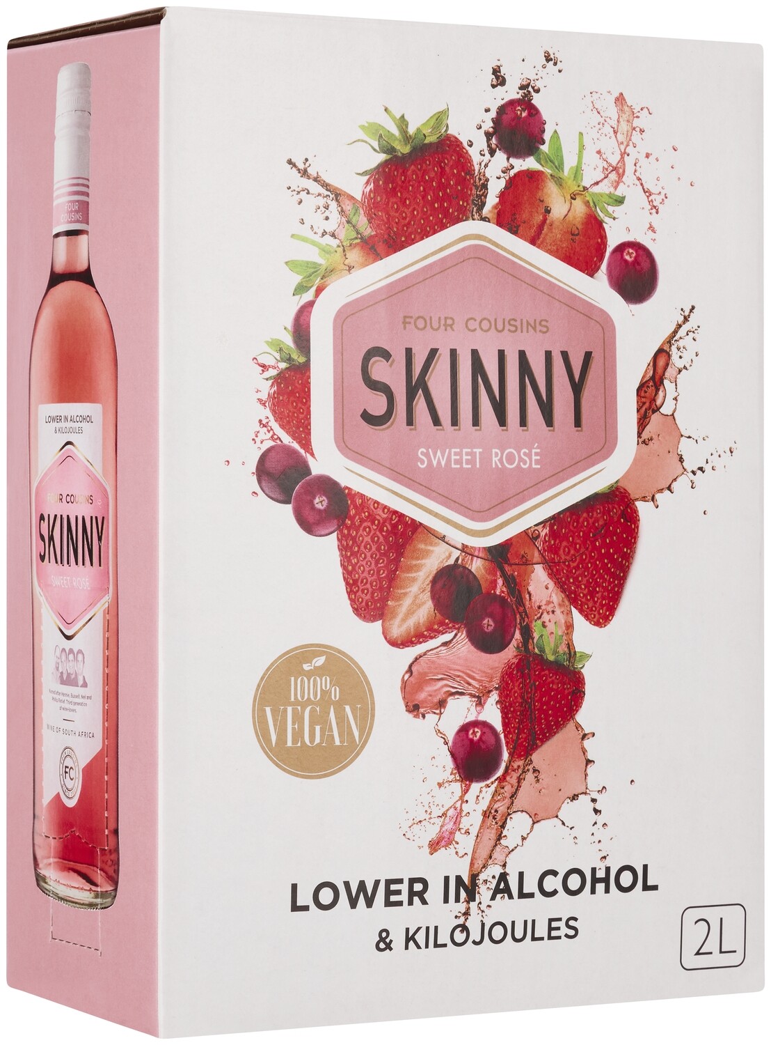 FOUR COUSINS SKINNY ROSE - 6 x 2L