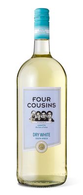 FOUR COUSINS DRY WHITE - 6 x 1.5L