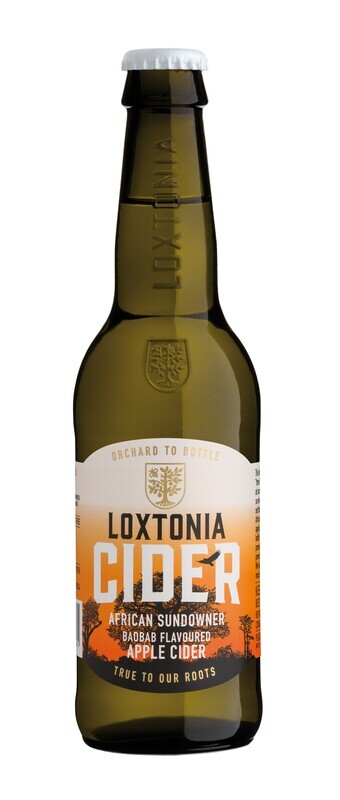 LOXTONIA AFRICAN SUNDOWNER APPLE CIDER - 4 x 340ml