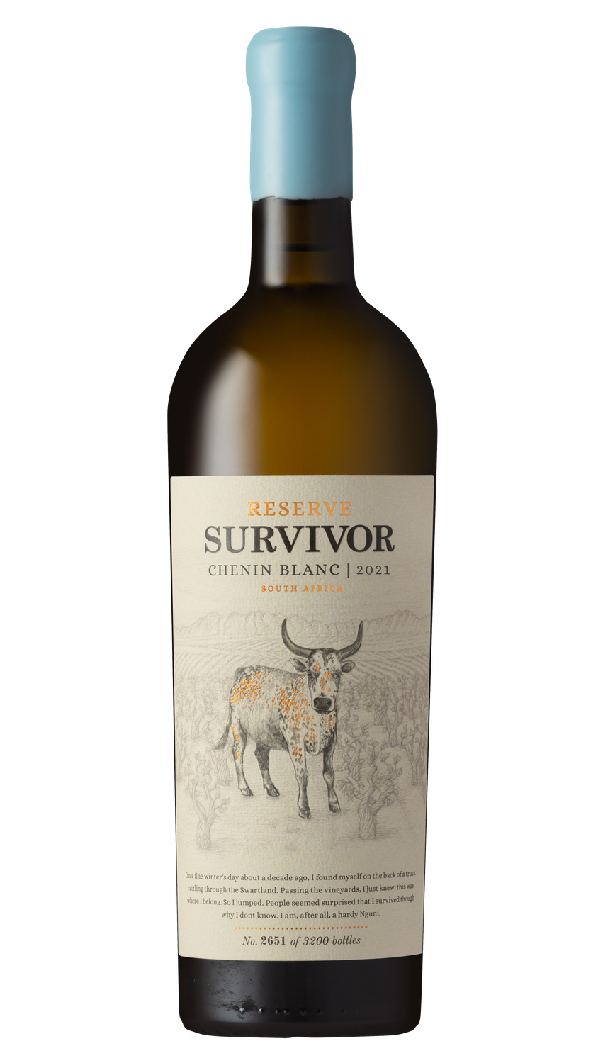 SURVIVOR RESERVE CHENIN BLANC - 6 x 750ml SURVIVOR RESERVE CHENIN BLANC - 6 x 750ml
