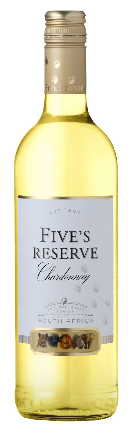 FIVE'S RESERVE CHARDONNAY - 6 x 750ml FIVE'S RESERVE CHARDONNAY - 6 x 750ml