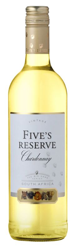 FIVE'S RESERVE CHARDONNAY - 6 x 750ml