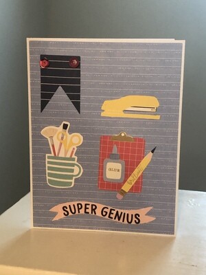 Super Genius Card and Envelope