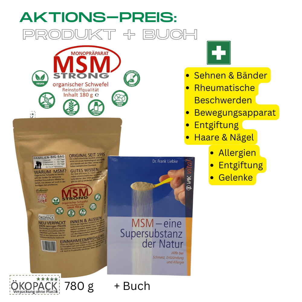 MSM (Methyl Sulfonyl Methan), 500 Gramm