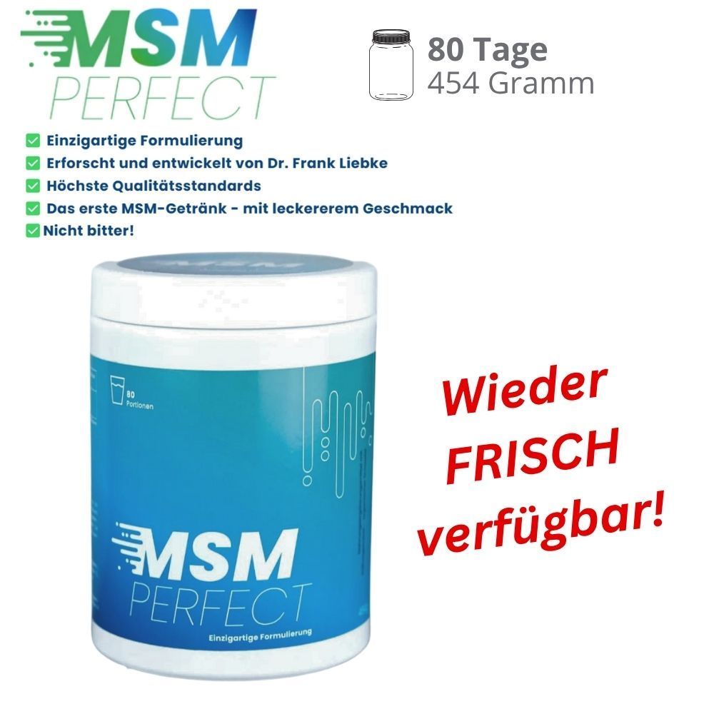 MSM Perfect  (nicht BITTER! ) als Kombipräparat
