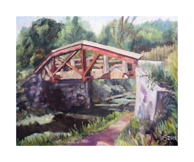 Bridge over the Tow Path Print 11" x 15"