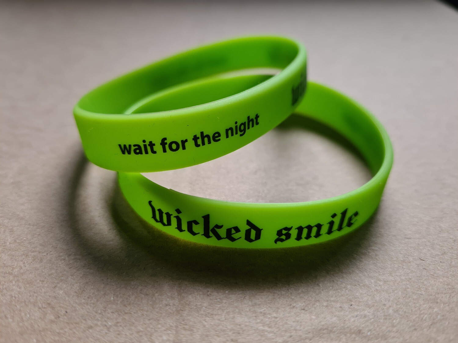 Wicked Smile Wait For The Night wristband