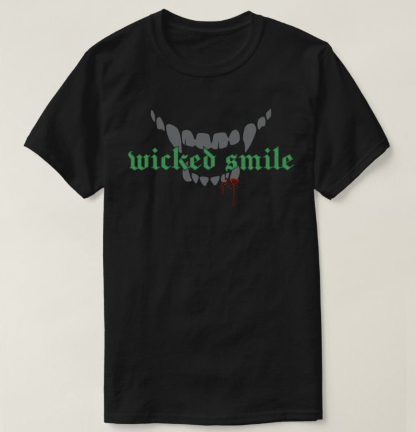​Wicked Smile logo 'fangs' t.shirt (International orders only)