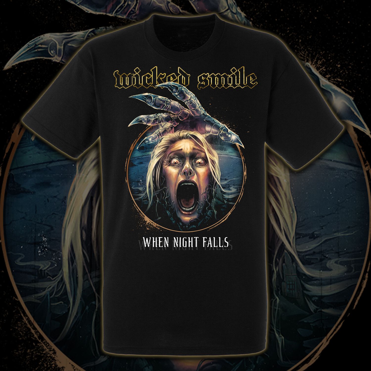 When Night Falls t. shirt (orders other than Australia)