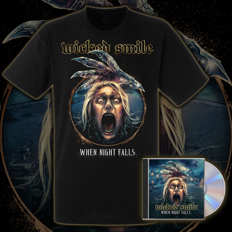 Signed When Night Falls cd &amp; t.shirt bundle (Australian orders only)