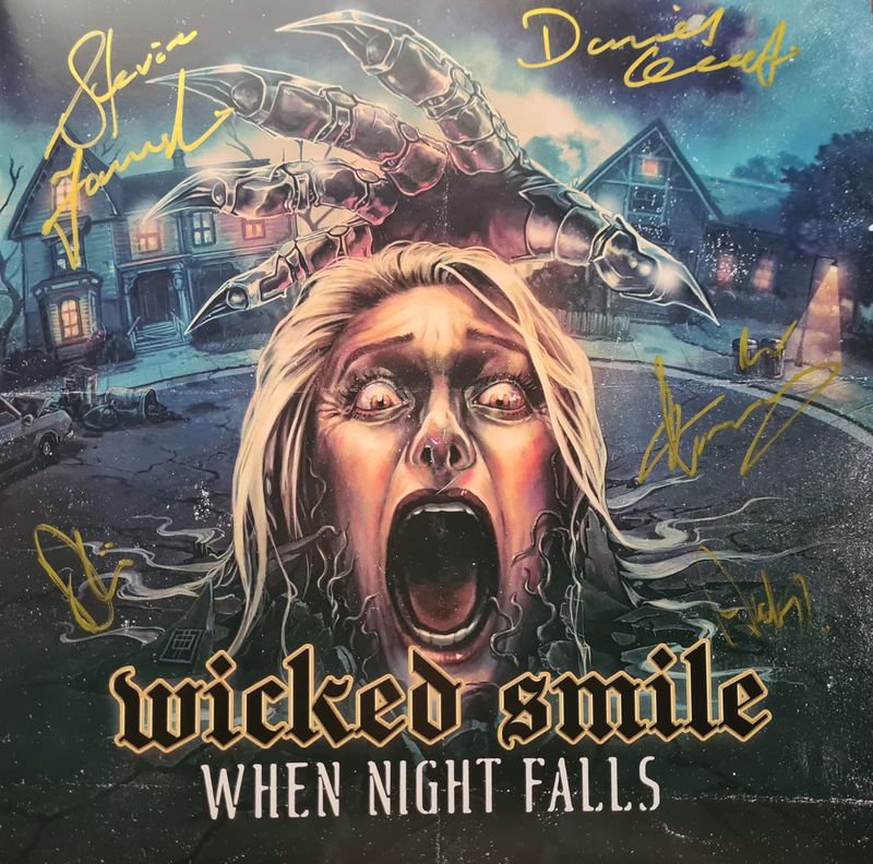 Signed When Night Falls VINYL (limited edition teal colour) WORLD SHIPPING