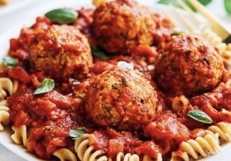 Italian Herbed Meatballs and Rotini