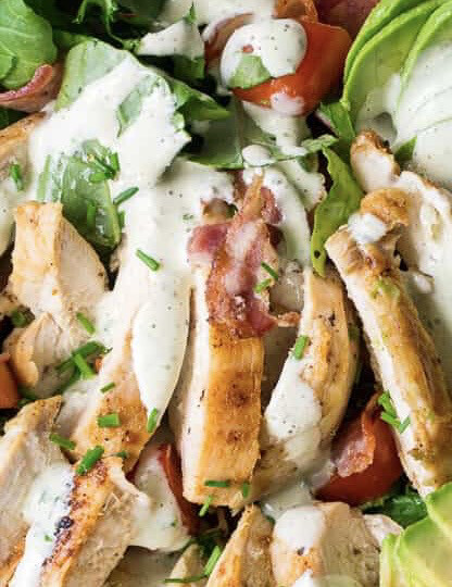 Spicy Ranch Grill Chicken Salad