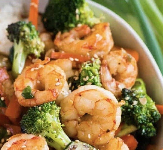 Teriyaki Shrimp Stir Fry