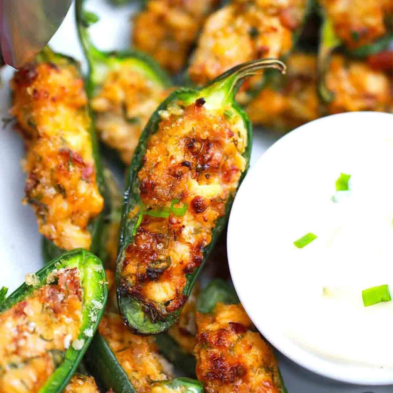 Buffalo Jalapeno Poppers