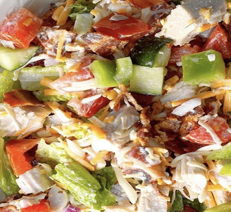 Turkey BLT Club Salad
