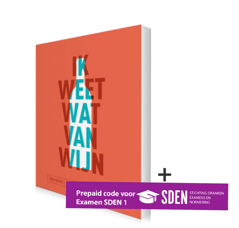 Cursusboekje Wijn SDEN 1 &amp; Prepaid examencode