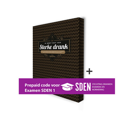 Cursusboekje sterke drank SDEN 1 & Prepaid examencode