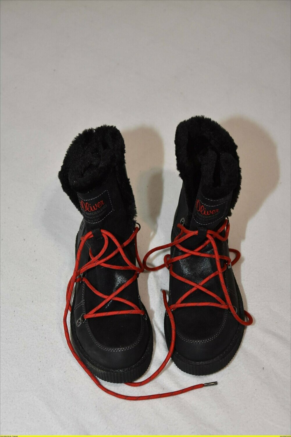 Damen Schuhe Schnürschuhe Schwarz S.Oliver  NEU Winterschuh