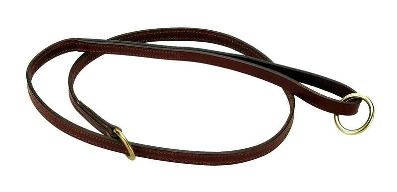 Leather Standard Flat Slip Lead 3/4