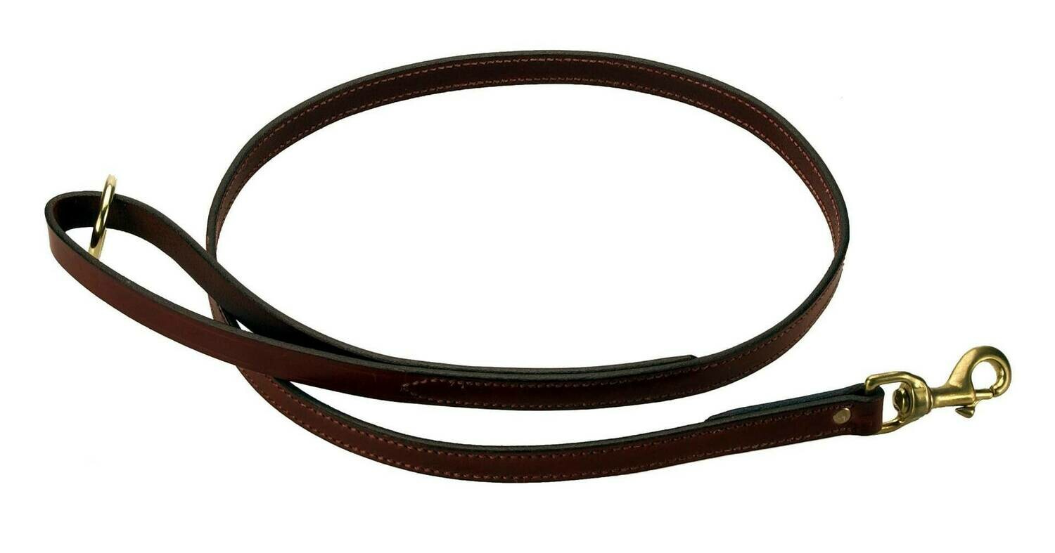 Leather Standard Flat Snap Lead 3/4 x 4