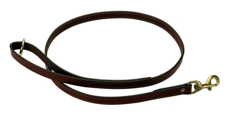 Leather Standard Flat Snap Lead 3/4 x 4