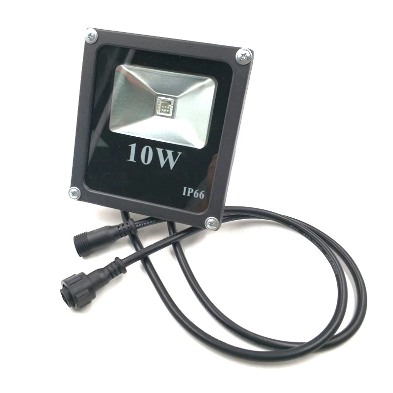 10 Watt WS2811 RGB Flood Light - Xconnect Pigtials