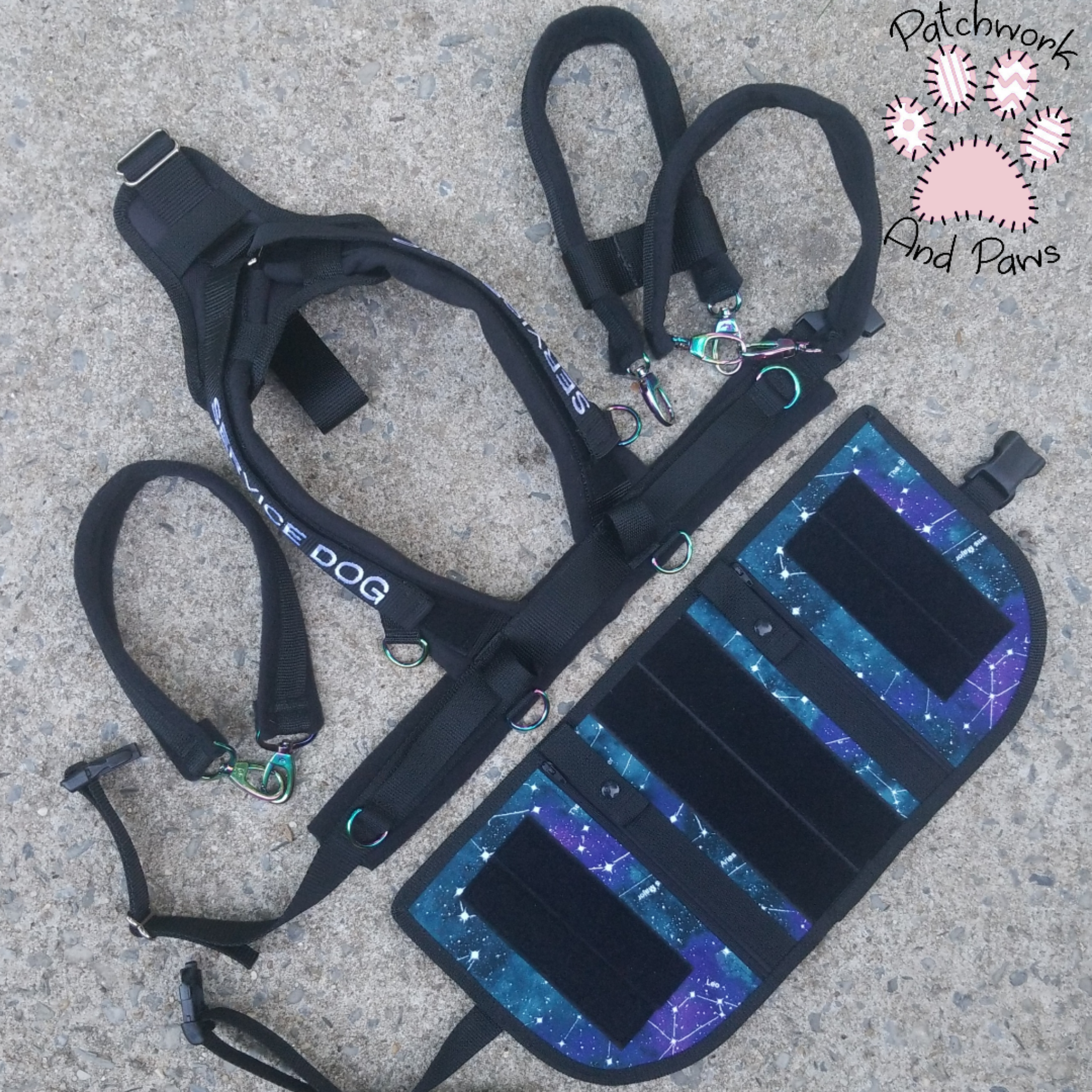 y front service dog harness