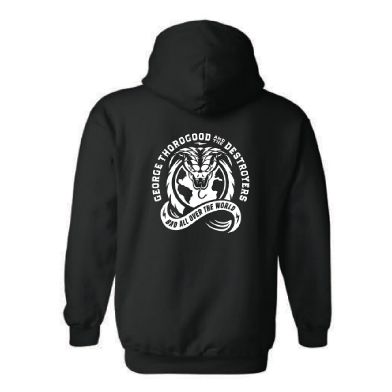 Bad All Over the World 50th Anniversary  Zip Front Hoodie