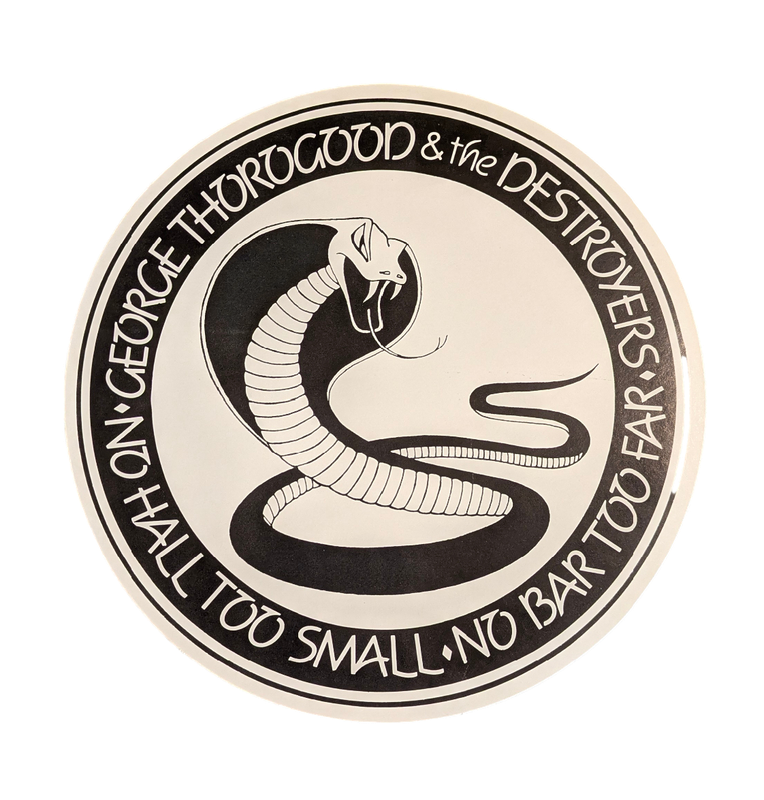 Vintage GT&amp;D No Hall Too Small No Bar Too Far Sticker