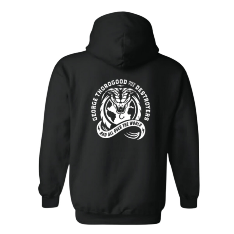 Bad All Over the World 50th Anniversary  Zip Front Hoodie