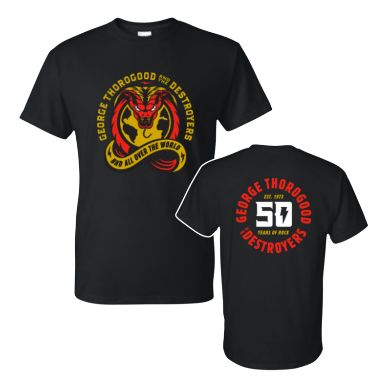 Bad All Over The World 50th Anniversary Tee