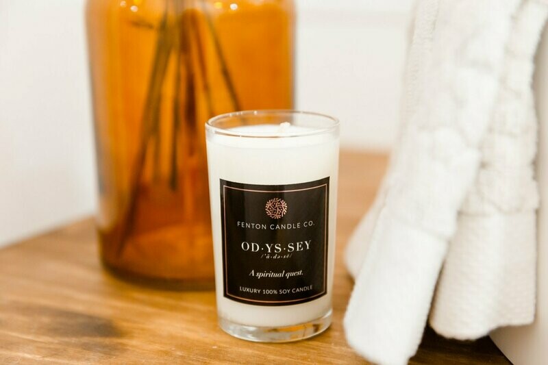 Clear Vessel With Cotton Wick - 4 oz net weight