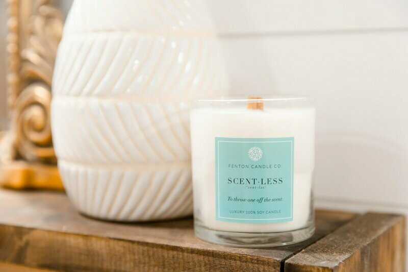Clear Glass Luxury Soy Candles - 10 oz net weight