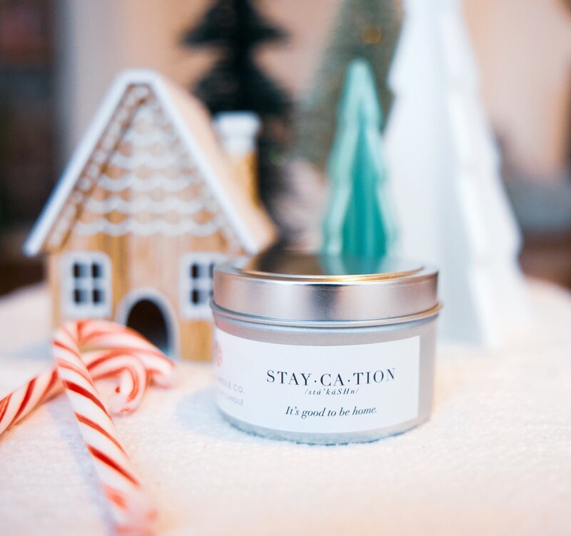 Tin 4oz Wooden Wick 100% Soy Candle