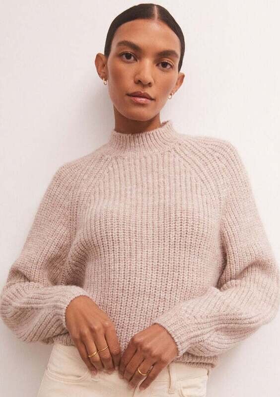 Desmond Pullover Mock Neck Sweater