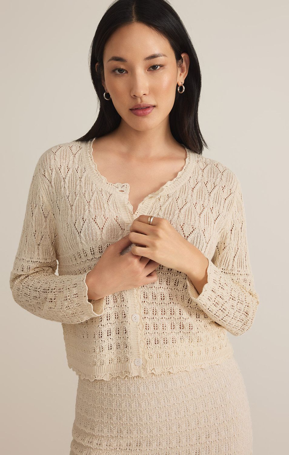 ZSupply  Crochet Cardi Top