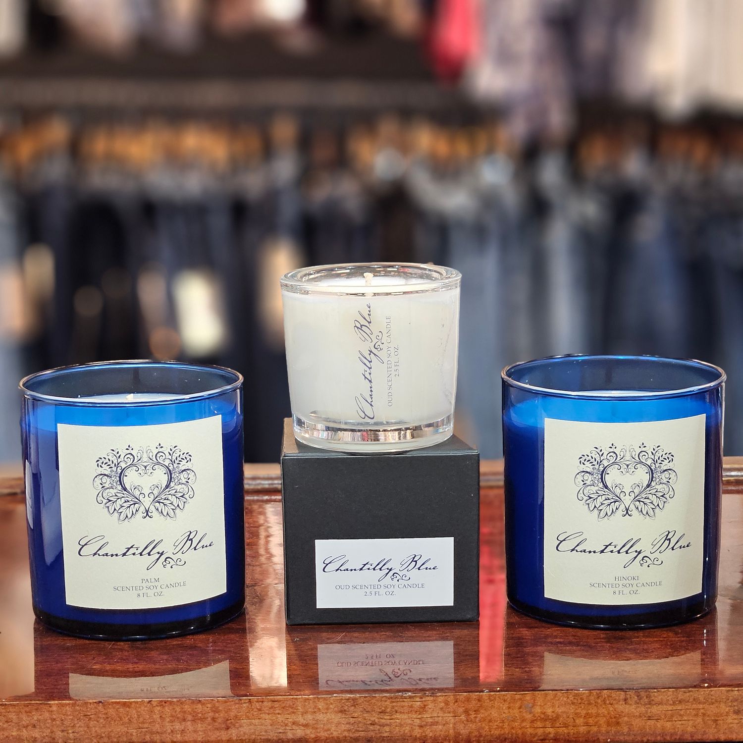 Chantilly Blue Signature Candles