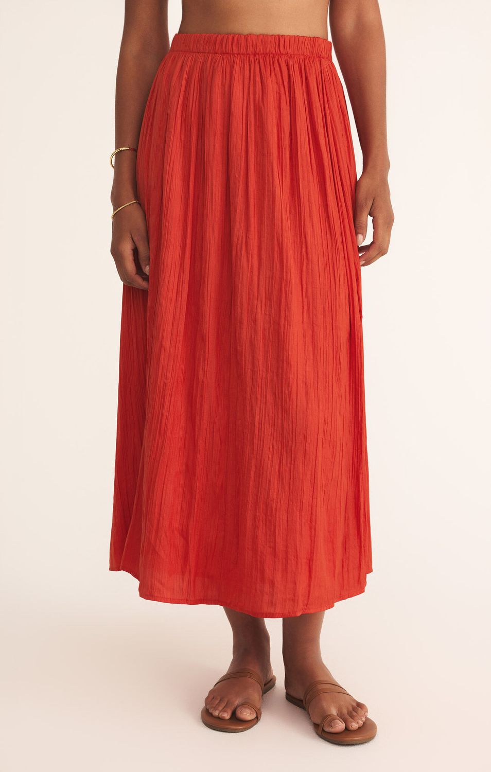 ZSupply Nicoline Crinkle Midi Skirt