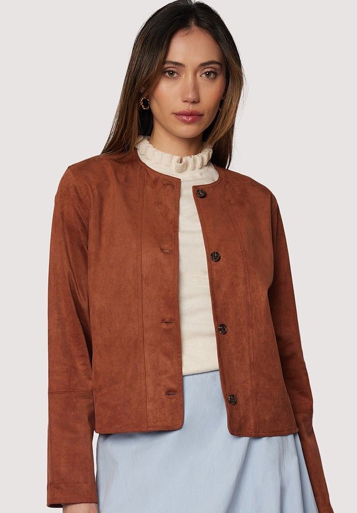 Lost&amp;Wander Faux Suede Jkt