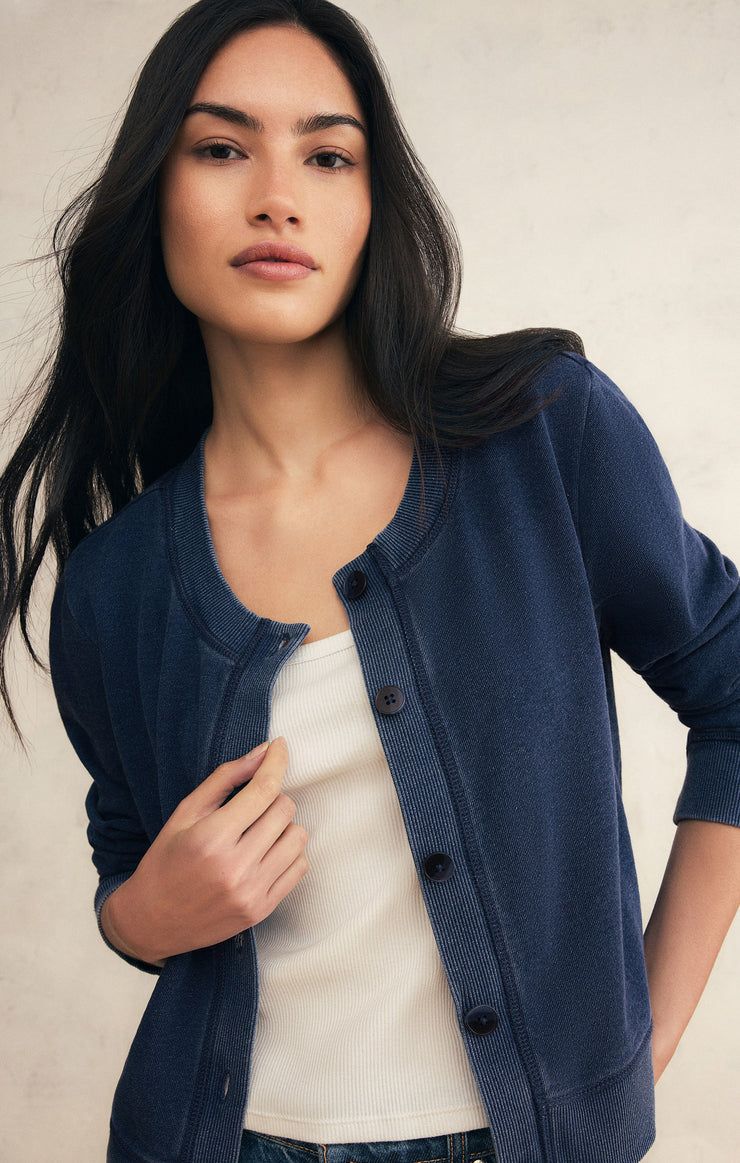 ZSupply Daily Knit Denim Cardigan